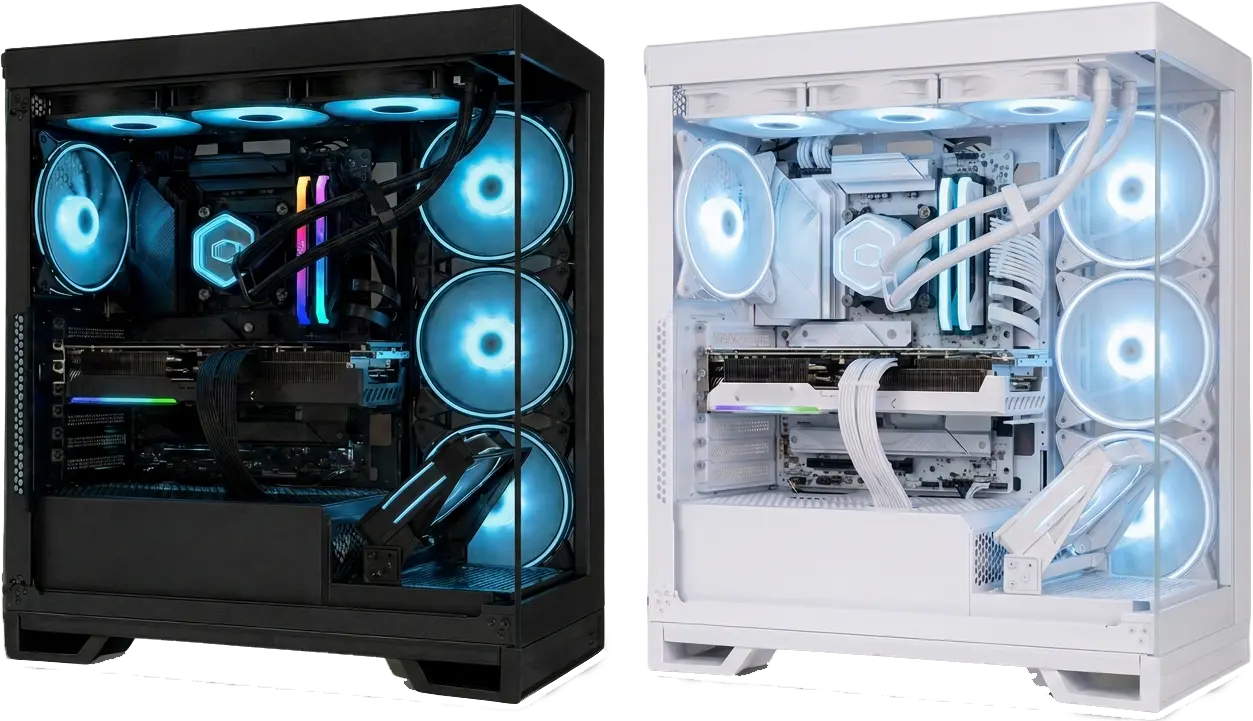 ブラックとホワイトのimpulse PC