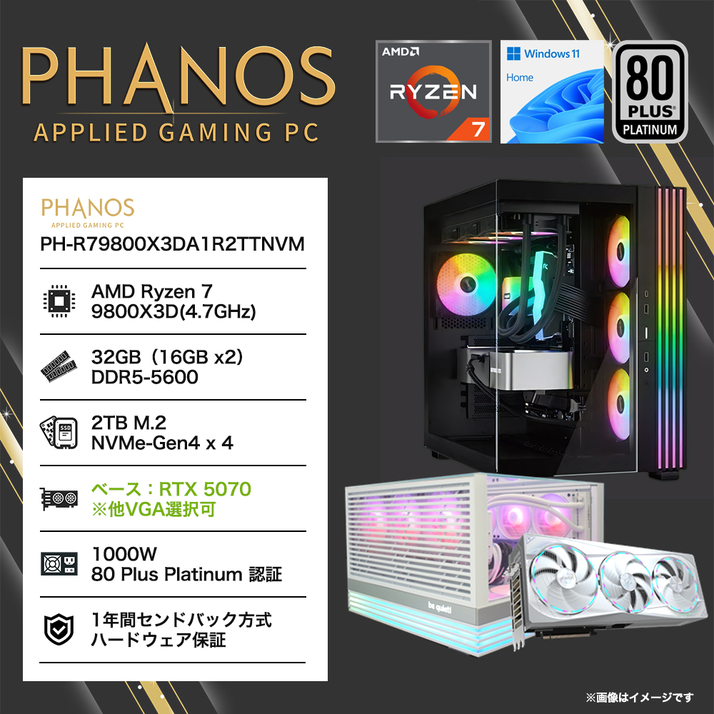 PHANOS Ryzenモデル