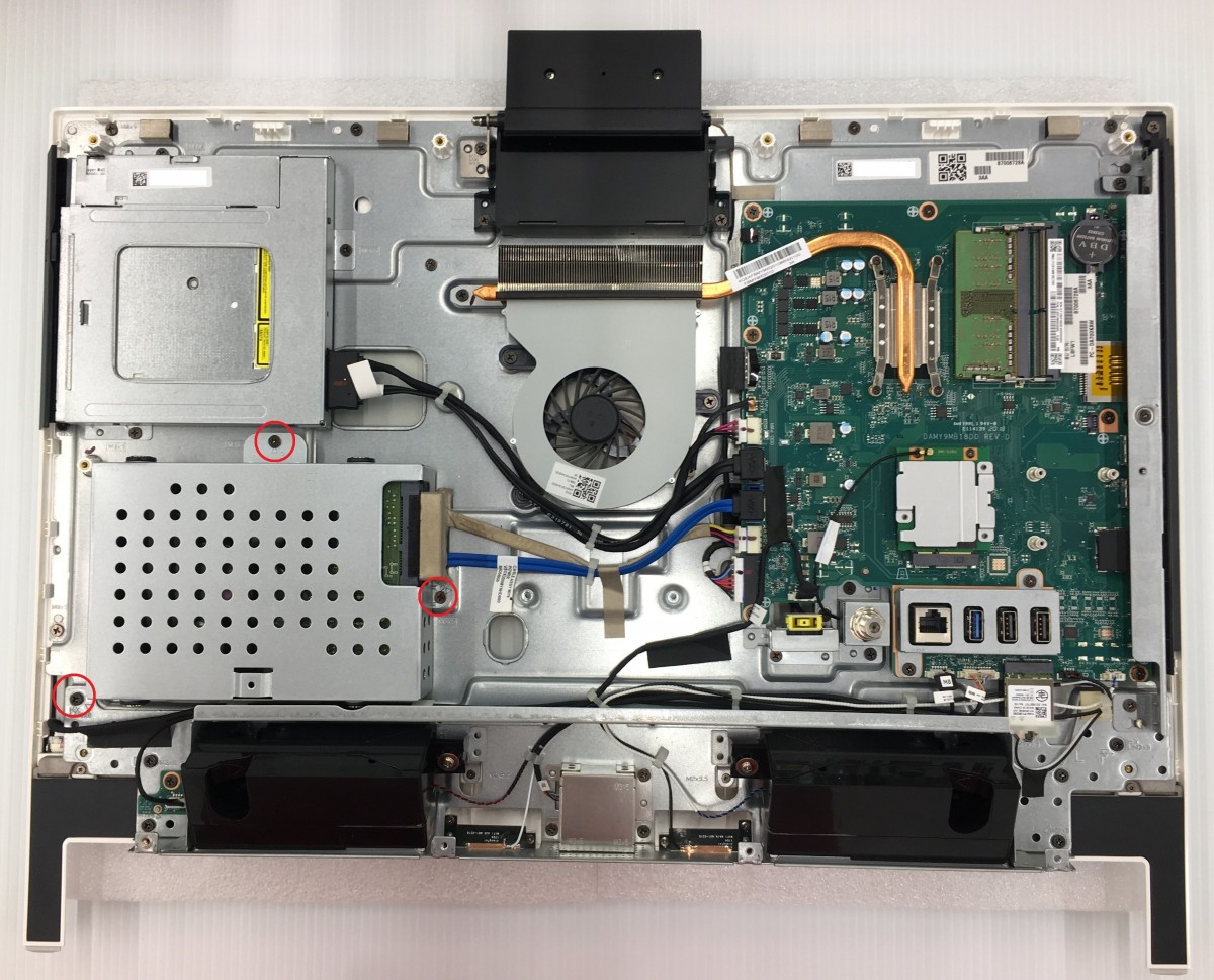 テクニカルサービス事例集】NEC一体型パソコン(PC-DA700KAW)のSSD換装 | アプライドタイムス
